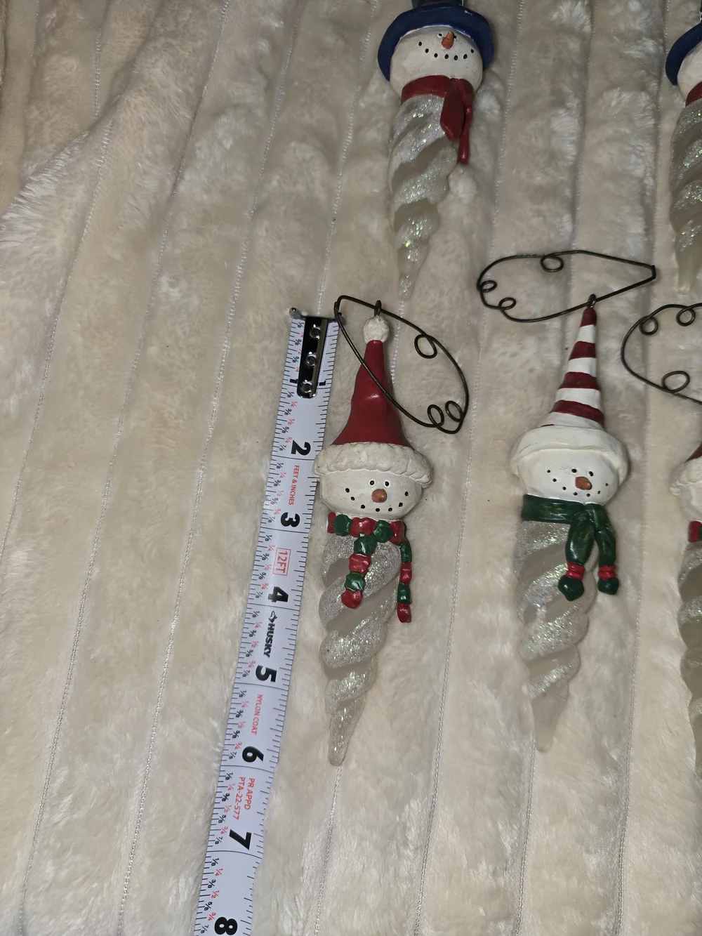 10 Russ Icicle Christmas Ornaments